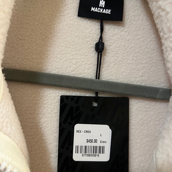 Mackage fleece zip up jacket - Picture 4 of 5